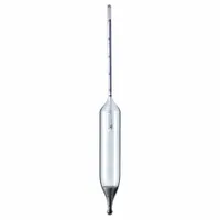 Alcoholometer: Alcohol Proof Plain Form, 125/145% Range, 0.2% Scale Divisions, Glass (MPN 6613-N)