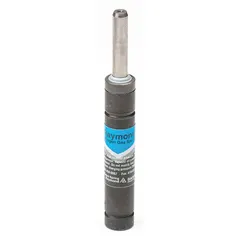 Gas spring providing 152 lbf force with M6 rod thread and 7 63/64 in extended length. Supplied without end fittings for custom integration. Used for controlled motion and lifting assistance in industrial equipment such as machine guards, access panels, and material handling systems.
