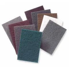 This non-abrasive, super fine white hand pad from the Bear-Tex 456 series is designed for gentle surface preparation and cleaning on all surfaces. It removes light contaminants, fingerprints, and residues without altering the substrate, suitable for final finishing in industrial maintenance, automotive, and manufacturing applications.