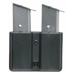 Duty equipment pouch constructed from KYDEX® in a black finish. Measures 1 87/100 inches by 6 inches and fits belts up to 1 3/4 inches wide. Designed for carrying a single magazine, suitable for use by security and tactical personnel.