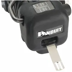Silver aluminum label roll for use with MEHT187 label maker. Non-adhesive embossed tags for indoor/outdoor identification. Suitable for labeling cables, pipes, and equipment in industrial environments.