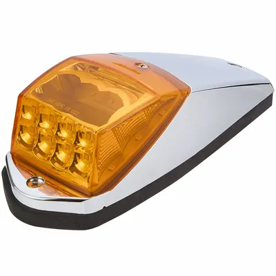 MAXXIMA M17011Y LED Marker Light, Amber Lens, Hole Mount, Blunt Cut Wires - Marker Lights