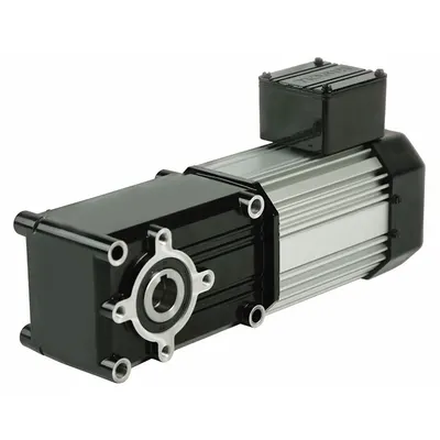 BISON AC Gearmotor: Right Angle, Hollow, PSC, TEFC, 21 RPM, 480 in-lb Max Torque - Hollow Shaft Right Angle AC Gearmotors