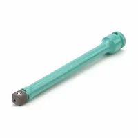 This torque limiting extension is designed for use with impact wrenches and sockets to prevent over-torquing. It has a 1/2 in drive size and a working torque rating of 140 ft-lb. Constructed from steel with an aqua finish, it protects fasteners and components from damage during assembly or disassembly