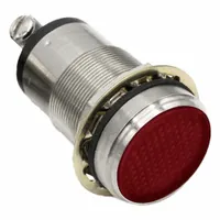 DIALIGHT Panel Indicator Light: 25 mm Panel Mounting Hole Dia, LED, Red, Flush Head, 556 (MPN 5561504324F)