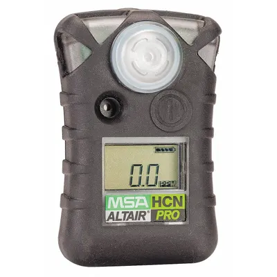 MSA Single-Gas Detector: High 10 ppm/Low 4.5 ppm, IP67, Hydrogen Cyanide ( HCN) - Single Gas Detectors