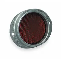 Reflector: Round, Red, 4 11/16 in Overall Lg, 3/4 in Overall Wd (MPN 40192)