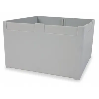 VIDMAR BN3588 Bin Cup, Gray, 6 1/8 in x 6 1/8 in x 3 3/4 in - Removable Bins for Vidmar Modular Drawer Cabinets