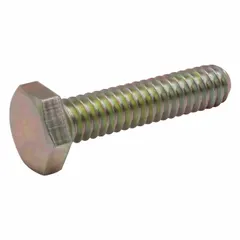 This hex head cap screw is Grade 5 steel with cadmium plating, 3/4"-10 coarse thread, 2 inches long, fully threaded, inch system. Meets dimensional standard MS90725-187 and DFAR compliance. Used for heavy-duty fastening in industrial machinery and structural assemblies.