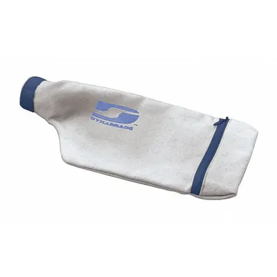 DYNABRADE Dust Bag: For 56303, Zipper Closure, 1 in Hose Dia, 1 Micron, Self Generated Vacuum - Dust Collection Accessories for Sanders