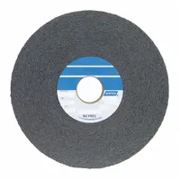 NORTON Convolute Wheel: 6 in Dia x 2 in W, 1 in Arbor, Silicon Carbide, Medium, Medium (6), 2 PK (MPN 66261055206)