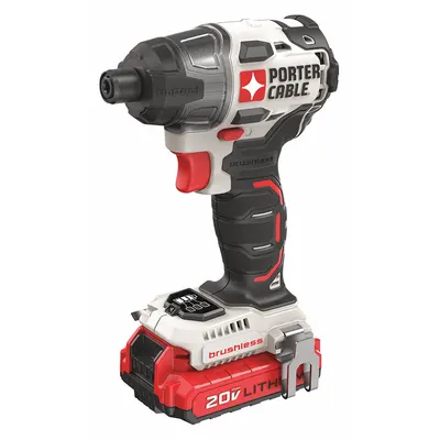 PORTER CABLE Impact Driver: 1,400 in-lb Max. Torque, 2,700 RPM No Load Speed - Porter Cable Cordless Impact Drivers