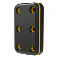 Rectangular flat dock bumper made of high-impact polymer. Measures 20 1/2 in x 11 5/8 in x 4 3/8 in. Sold as a pair (1 PR). Used to protect loading dock edges from vehicle impact