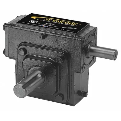 WINSMITH Speed Reducer: 10:1, 172 RPM, 2 hp Input Max, 687 in-lb Output Max, Round - Indirect-Drive Right-Angle Speed Reducers
