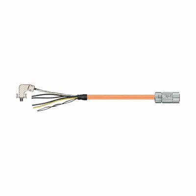 READYCABLE Servo Cable: Basic Cable, 30 ft Lg, For Allen-Bradley, Similar To 2090-CSBM1DE-10AF - Allen-Bradley-Style Servo Hybrid Cable Cordsets