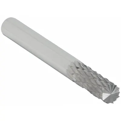 OSG Solid Router Bit: Diamond Cut, End Mill, 3/16" Cut Dia, 5/8" LOC (MPN 415-1875) - Diamond-Pattern Router Bits for Steel & Hardened Steel