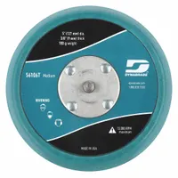 DYNABRADE PSA Disc Backup Pad: 5 in Dia x 3/8 in T, 5/16"-24 Threaded-Shank, Non-Vacuum (MPN 56106)