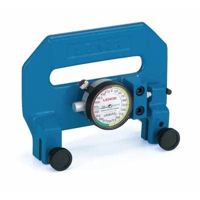 LENOX Band Saw Tension Gauge: Band Saws, 5-3/4 in x 2-1/2 in - Band Saw Blade Tension Meters