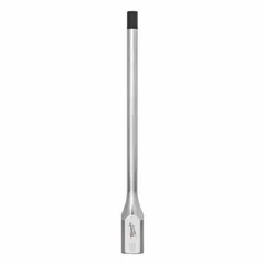 This hex bit socket features a 3/8 in drive and a 6 mm hex tip with a fixed insert design. With an overall length of 6 in, it is suited for driving hex-head fasteners in assembly, maintenance, and repair tasks.