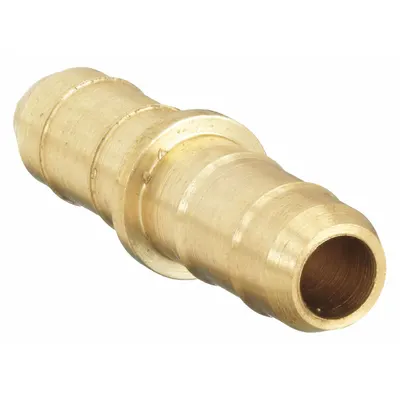 PARKER 22-8 Standard Brass Barbed Tube Fitting Union, 3/8 in ID x 3/8 in ID - Standard Brass Barbed Tube Fittings