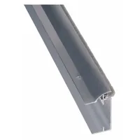 This 3 ft gray nylon brush seal installs with screw-in mounting to form a perimeter seal around doors. The brush shape blocks drafts, dust, and debris in gaps. Suitable for industrial and commercial door sealing applications