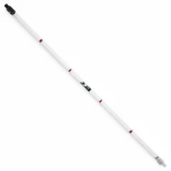 Plastic bottom section for constructing custom lab dippers. Non-sterile, 445 mL capacity, 5 ft length. Clear with black and red accents. Pre-cleaned to visible particulates level. Used for collecting liquid or sludge samples from tanks, lagoons, or wells.