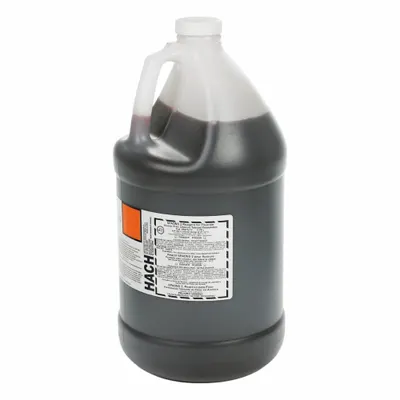 HACH Fluoride Reagent Solution: Reagent, 3.78 L Volume, Semi-Solid, 0.02 to 2 mg/L F⁻ - Additional Calibration Solutions & Standards