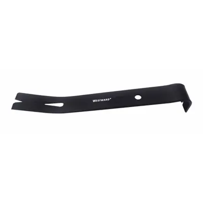 WESTWARD Pry Bar: Claw End, 8 in Overall Lg, Curved Tip, T No, 3 Nail Slots - Flat Bars