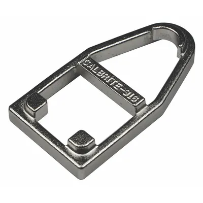 CALBRITE Surface Mount Clamp for Conduit & Pipe, 1/2 in RMC, 316 Stainless Steel - Surface Mount Clamps for Conduit & Pipe