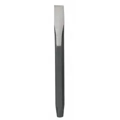 This cold chisel features a plain grip and is constructed from steel. With a blade width of 5/16 inch and an overall length of 5 inches, it is suited for cutting, shaping, and removing metal, concrete, or masonry in general cold chiseling tasks.