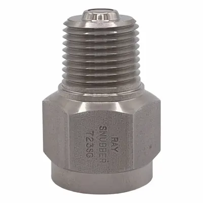 TEL-TRU 723SG Filter-Type Snubber, 303 Stainless Steel, NPT - Filter-Type Snubbers for Water & Oil