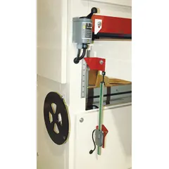 Replacement power lift table for industrial equipment. Designed as a direct replacement component to raise and lower heavy loads. Facilitates maintenance and restoration of lifting functionality in compatible systems.