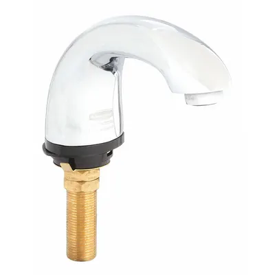RUBBERMAID COMMERCIAL PRODUCTS Bathroom Sensor Faucet: Milano Auto Faucet, Brass - Single-Post Sensor Bathroom Faucets
