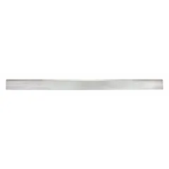 Rigid steel rule with beveled edge, 6 ft (1,800 mm) length, 0.28 in thickness. Features decimal graduations in both Metric and SAE. Suitable for linear measurement, layout, and inspection tasks in metalworking and fabrication.