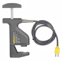 FLUKE Pipe Clamp Temperature Probe: -20°F to 300°F /-29°C to 149°C, ±1.9°C/±3.4°F, 1 in Probe Lg (MPN 80PK-10)