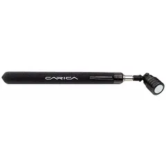 Telescoping, flexible PVC body with stainless steel magnet. Pull capacity 10 to 19.9 lb. Retrieves ferrous metal objects from confined spaces such as engine bays, drains, or ducts.