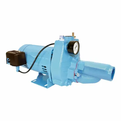 LITTLE GIANT 558281 Convertible Well Jet Pump, 1/2 hp, 115/230V, 5.8 gpm - Convertible Well Jet Pumps