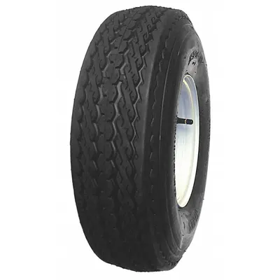 HI-RUN 12X4 5-4.5 Trailer Tire and Wheel Assembly, SU02 - Street Tire & Wheel Assembly