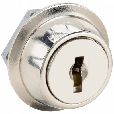 COMPX NATIONAL Cam Lock: Std Keyed Cam Lock, Keyed Alike, Zinc Die-Cast, Nickel - Keyed Cam Locks