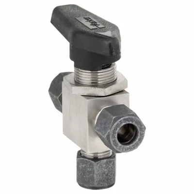 Parker 316 Stainless Steel Three-Way Ball Valve - Stainless Steel Ball Valves