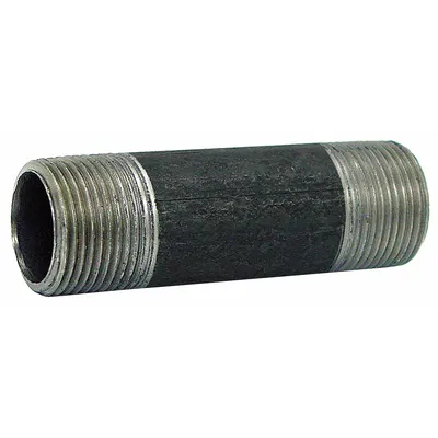 BECK Pipe Nipple: 6 in Nominal Pipe Size, Male NPT x Male NPT, 2 1/2 in Lg, Schedule 40 - Schedule 40 Low Pressure Pipe & Pipe Nipples