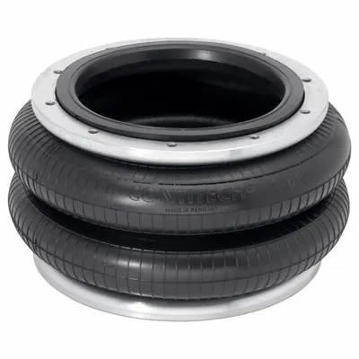 CONTINENTAL Double Convolution Air Actuator: Natural Rubber, 90 mm Compressed Ht - Adjustable Air Springs