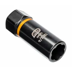 This 1/2" drive impact socket is designed for removing damaged or rounded-off fasteners. The 6-point Bolt Biter geometry grips the bolt head securely, while the deep reach accesses recessed hardware. Black oxide finish provides corrosion resistance. Suitable for heavy-duty extraction tasks in automotive and industrial settings.