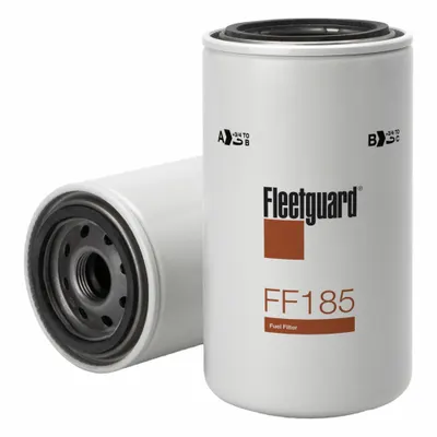 FLEETGUARD Spin-On Diesel Fuel Filter, FF185 - Spin-On Fuel Filters