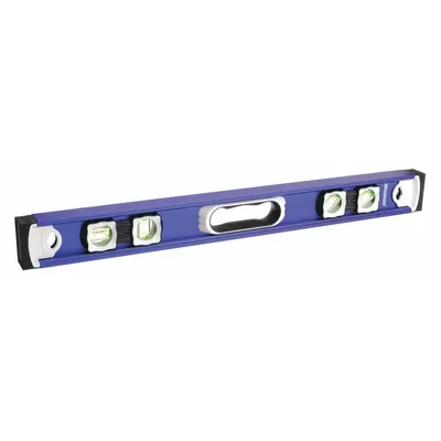 WESTWARD I-Beam Level: Level, Plumb & 45° Angle, 24 in Overall Lg, Side Read Only - Standard I-Beam Levels