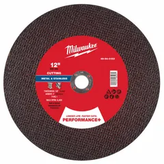 This Type 1 cut-off wheel is designed for general purpose cutting of carbon and stainless steel. With a 12-inch diameter, 1/8-inch thickness, and 1-inch arbor, it features 30 grit aluminum oxide for efficient material removal. Suitable for metal fabrication, construction, and maintenance tasks.