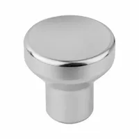 KIPP Hand Knob: Pull, Stainless Steel, #10-24 Thread, 12.5 mm Thread Lg, 21 mm Dia (MPN K0250.1A0)