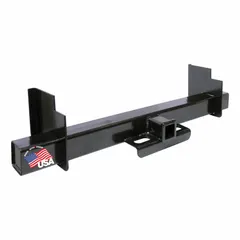 This Class V hitch from BUYERS PRODUCTS is constructed from powder-coated carbon steel for corrosion resistance. It offers a gross trailer weight capacity of 16,000 lb and a tongue weight capacity of 16,000 lb. Designed for universal vehicle fit, it mounts on the back of the vehicle and requires drilling for installation. Suitable for heavy-duty towing applications such as large trailers, boats, or equipment.