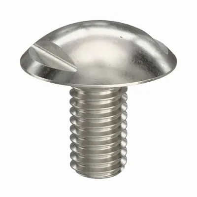 KIPP Machine Screw: M3x0.50 Thread Size, 6 mm Lg, Truss Head, Spanner, 316, Stainless Steel - Hygienic Truss-Head Panel Screws
