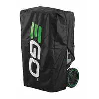 Fabric mower cover designed to shield lawn mowers from dust, dirt, and light weather during outdoor or garage storage. Helps keep the unit clean between uses